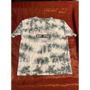 Southern Spirit Shirt Womens S Tie Dye Outer Banks North Carolina Graphic Tee